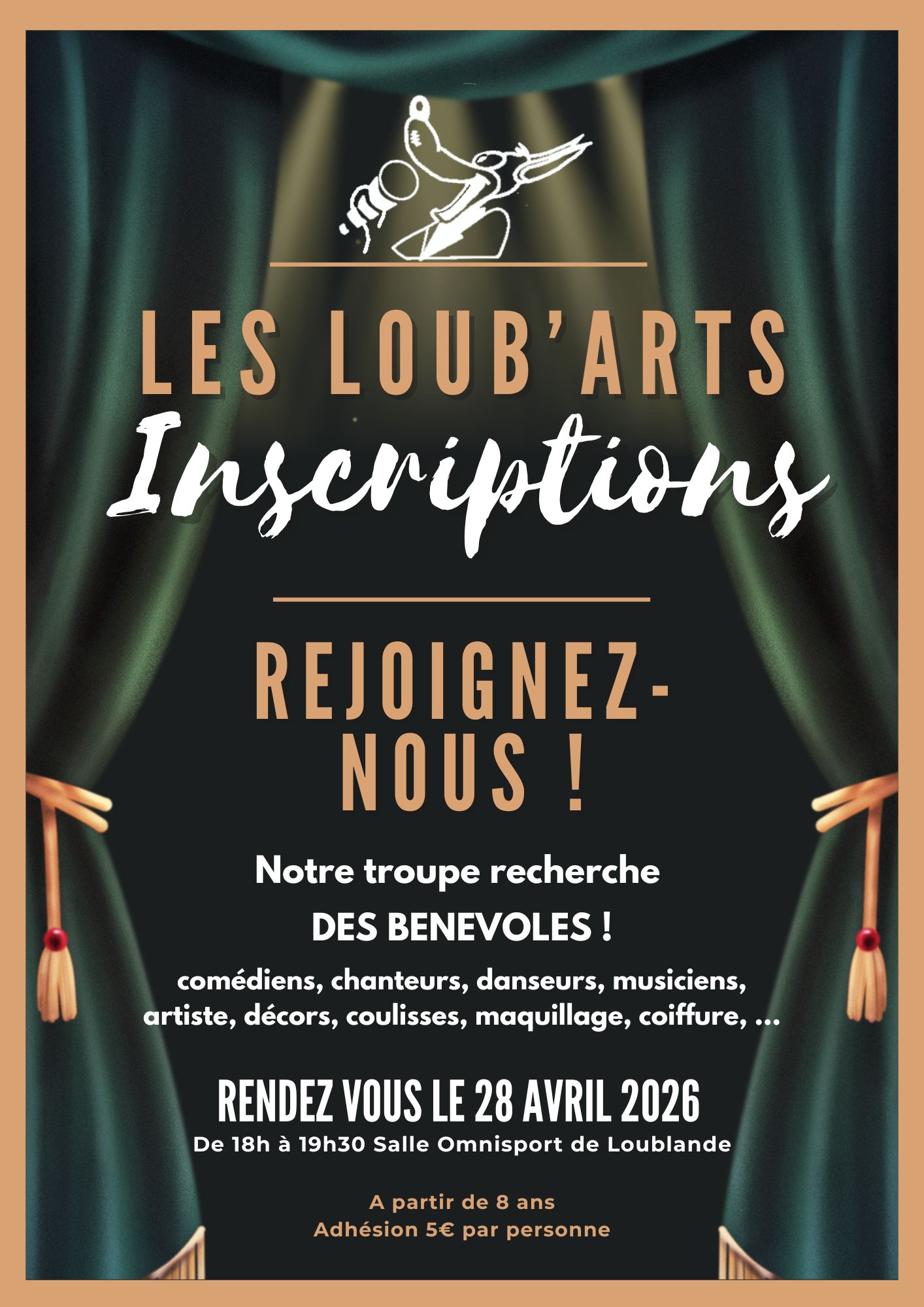 Affiche du spectacle Les Loub'Arts