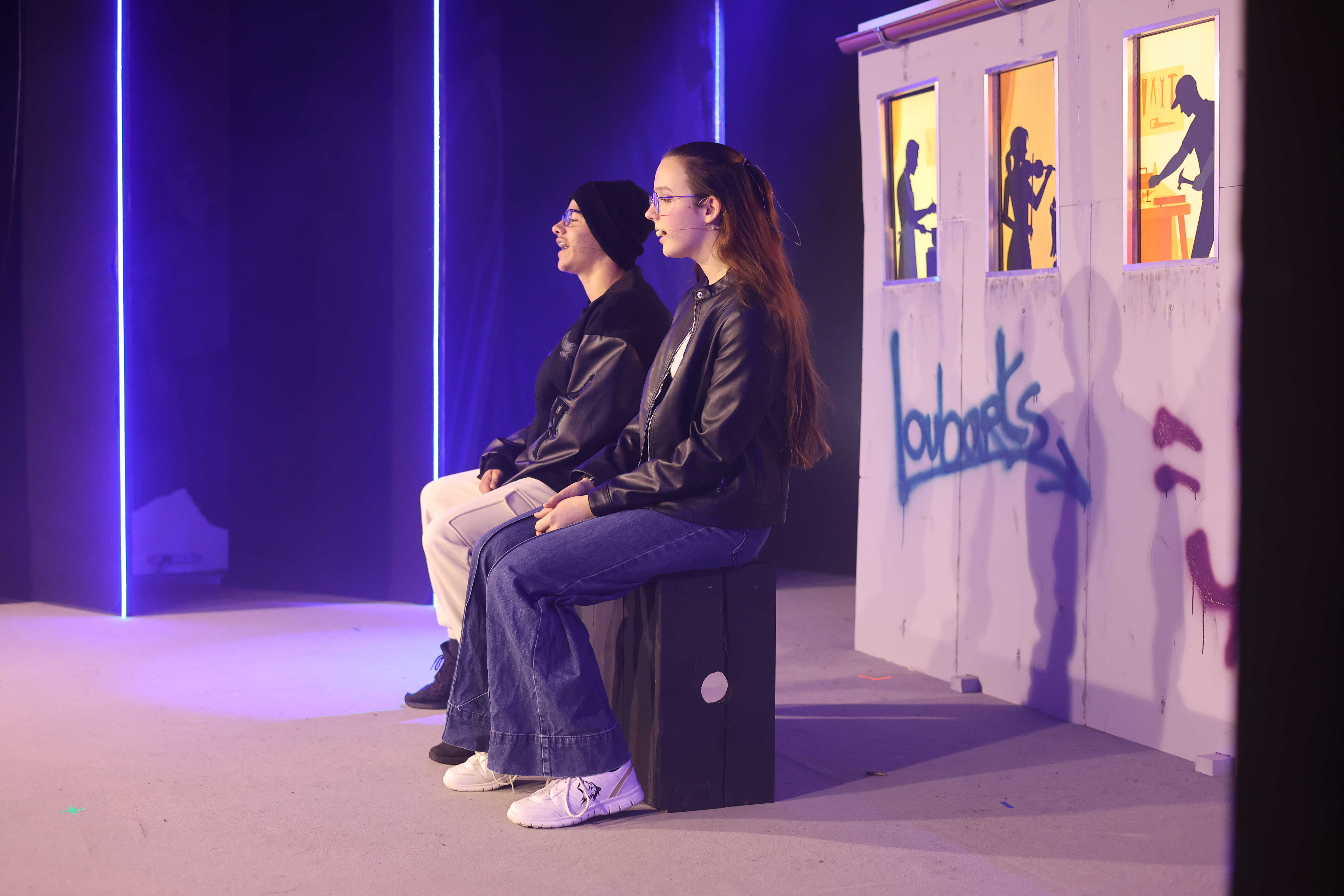 Les Loub'Arts sur sc&egrave;ne